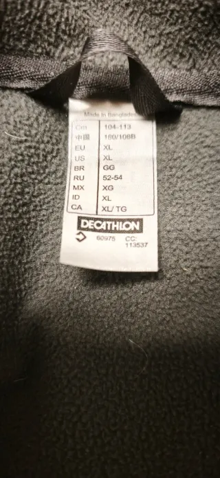 Forro polar cortavientos Quechua