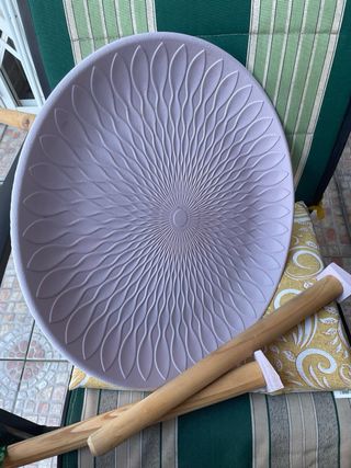 Mesita auxiliar de madera dolo hace falta encolar