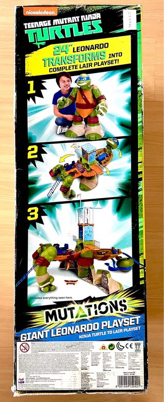 Set Tortugas Ninja Playset Leonardo Mutaciones