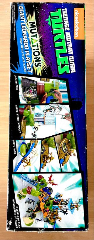 Set Tortugas Ninja Playset Leonardo Mutaciones