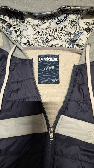 Chaqueta Desigual Talla M Azul Marino