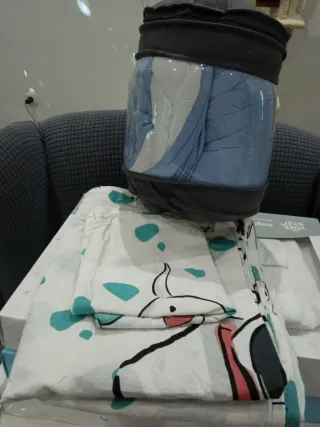 Nordico cuna reversible funda dalmatas 60x120