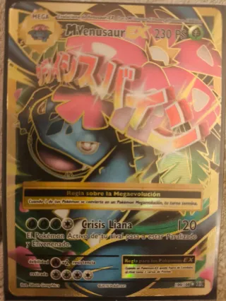 Carta Pokémon M-Venusaur EX 100/108 Bulbasaur