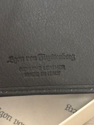 Portafoglio Egon von Furstenberg nuovo con scatola