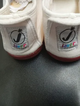 Alpargatas Javer Blancas Talla 45