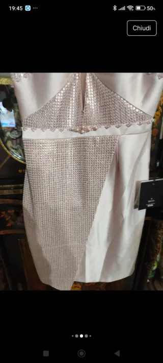 Abito donna rosa taglia XS