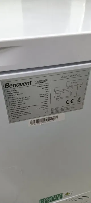 Congelador ARCO Benavent 84x64x55 SEMI NUEVO