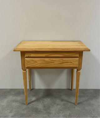 Consola rústica madera patas torneadas