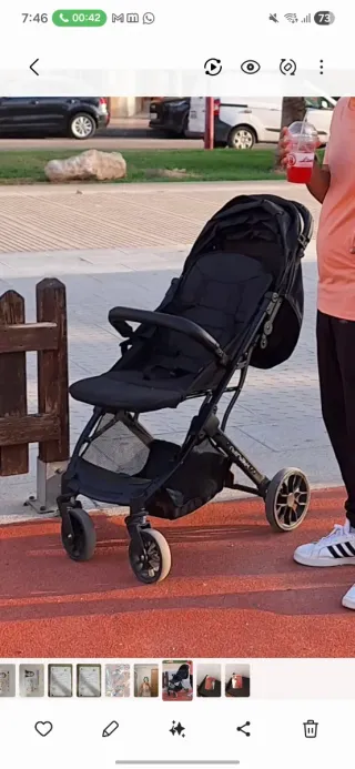 Cochecito de bebé plegable