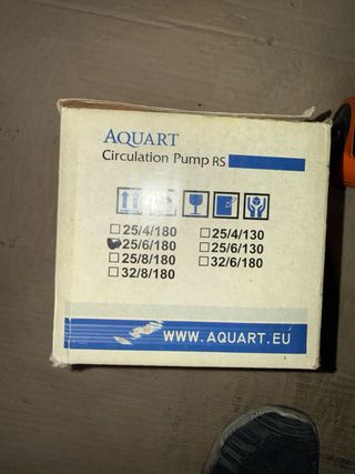 Bomba de circulacion de agua para caldera