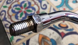 Espejo retrovisor moto cromado