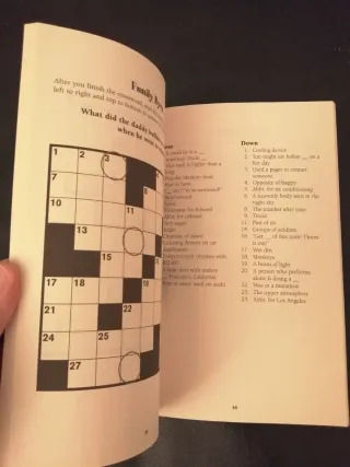 Outrageous crossword puzzle and word game book