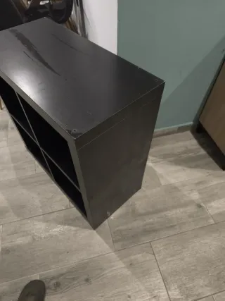 Mueble 4 cubos negro