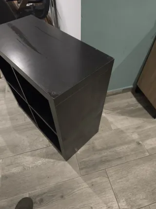 Mueble 4 cubos negro