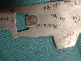 Apribottiglie metallo nave da crociera