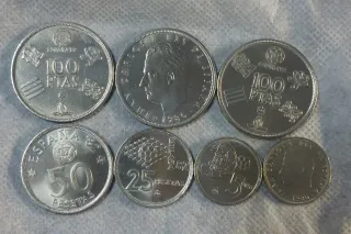 Monedas Juan Carlos 1982 España