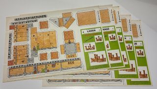 Lote recortables Ed Roma maquetas de papel 70-80