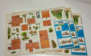 Lote recortables Ed Roma maquetas de papel 70-80