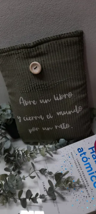 Funda para libro Abre un libro y cierra el mundo