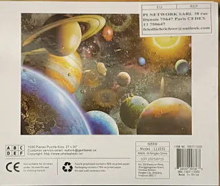 Puzzle 1000 piezas Universo Natork