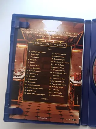 DVD Ratatouille Disney Pixar Español