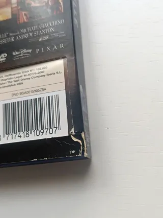 DVD Ratatouille Disney Pixar Español