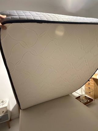 Cama canapé + colchón 140x200