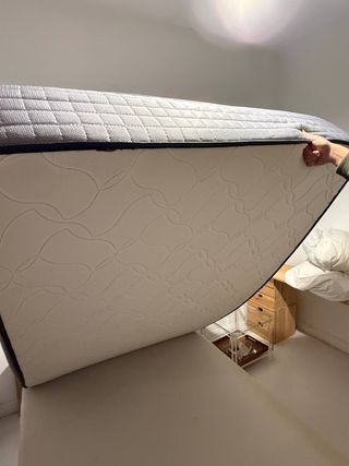 Cama canapé + colchón 140x200