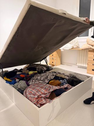 Cama canapé + colchón 140x200