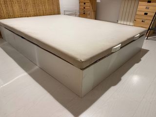 Cama canapé + colchón 140x200