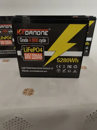 Batería Litio LiFePO4 24V 220Ah KEDANONE