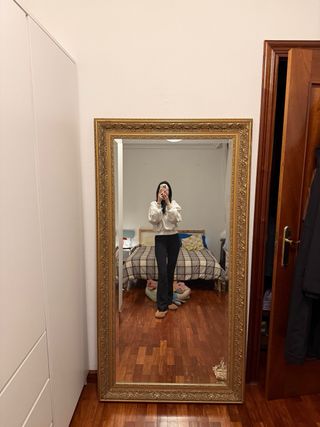 Espejo Grande Vintage Dorado