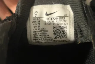 Deportivas Nike Negras y Blancas