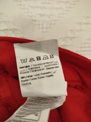 Pantalón vaquero Straight rojo Talla M