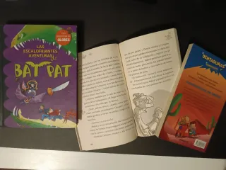 Libros BatPat y Dentaduras Espaciales