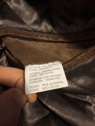 Chaqueta de Piel Renatto Talla 48