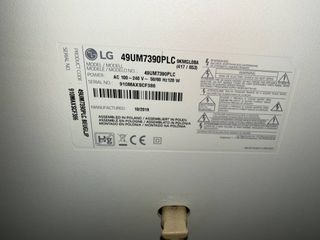 TV LG 49” Smart TV Blanco