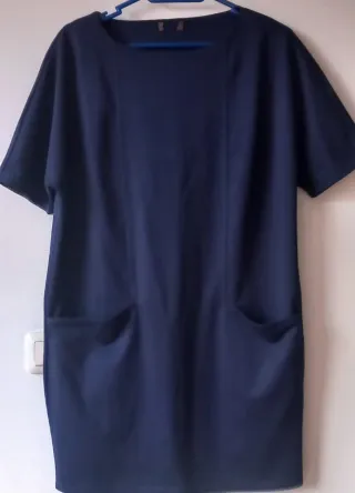 Vestido azul Cortefiel