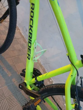 Bicicleta Rockrider ST 100 Neón