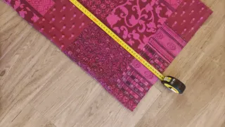 Colcha Zara Home Patchwork Rosa