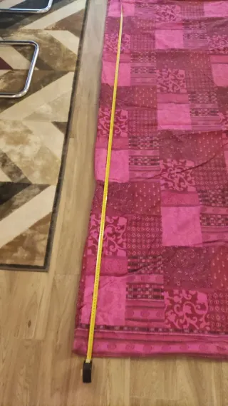 Colcha Zara Home Patchwork Rosa