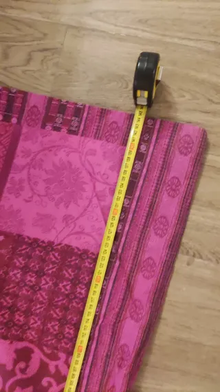 Colcha Zara Home Patchwork Rosa