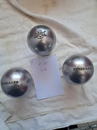 Bolas petanca  ktk model ktak  diamet 73 peso 690