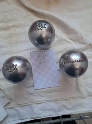 Bolas petanca  ktk model ktak  diamet 73 peso 690