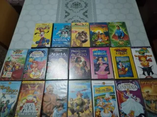 Películas VHS dibujos animados