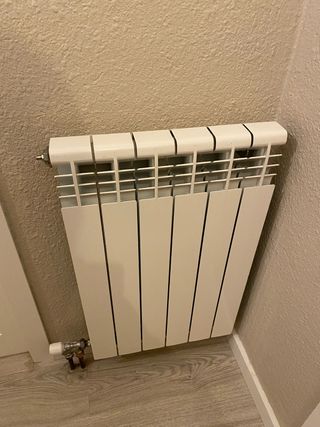 Radiador de aluminio blanco 6 elementos dubal 80.