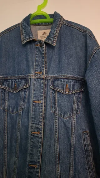 Chaqueta Vaquera con Bandera USA