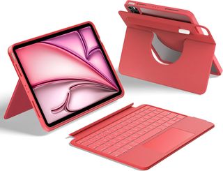 HOU Teclado Giratorio iPad Air 11 (M3/M2) 2025 Ñ