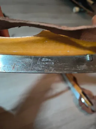 Par de patines de hielo vintage