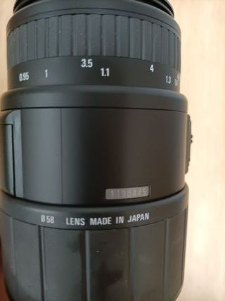 Objetivo Sigma 70-300mm F4-5.6 DL Macro